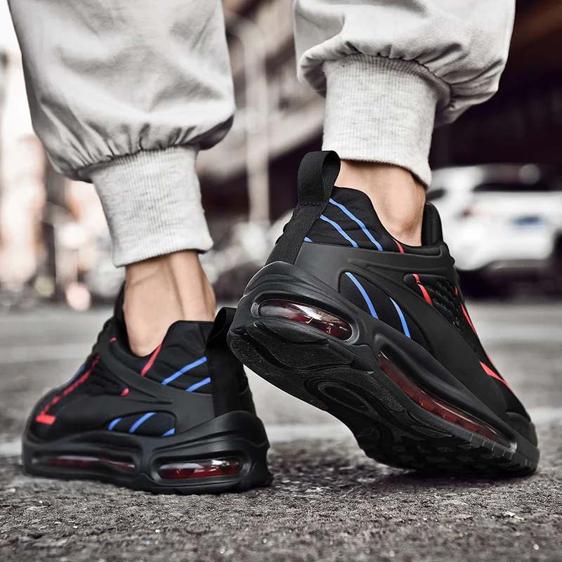 Новые дизайнерские модные красочные мужские кроссовки Max Air для бега 47 осенние