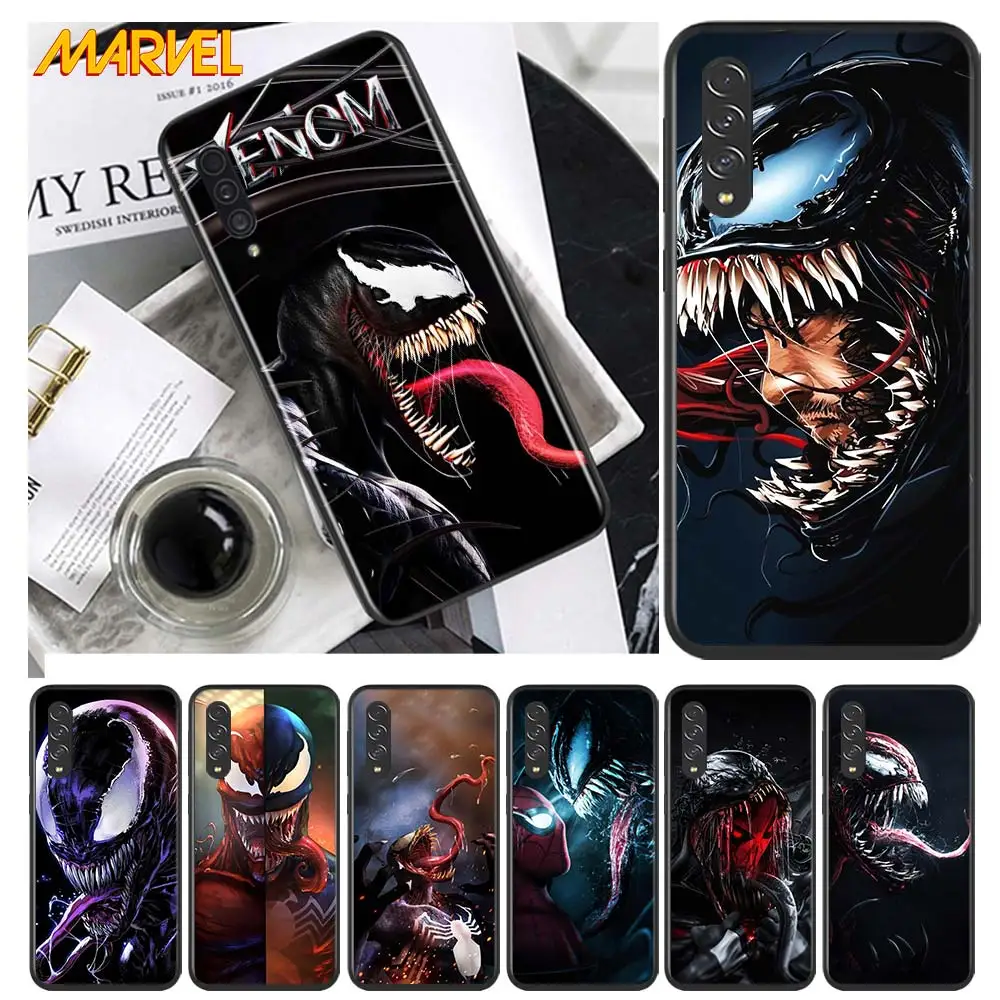 

Venom Marvel Hero for Samsung Galaxy A90 A80 A70 A60 A50 M60 M40 A20E A2Core A10S A10E Silicon Soft Black Phone Case