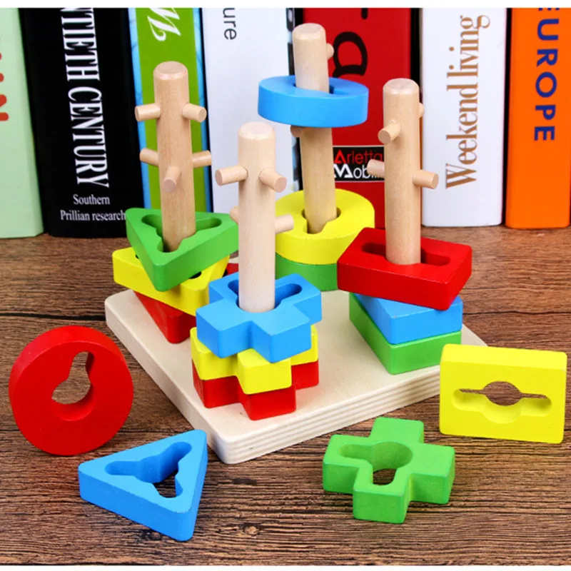 

Wooden Math Toys Puzzle Baby Kids Learning Toy Preschool Early Childhood Education Montessori Game For Toddlers Children