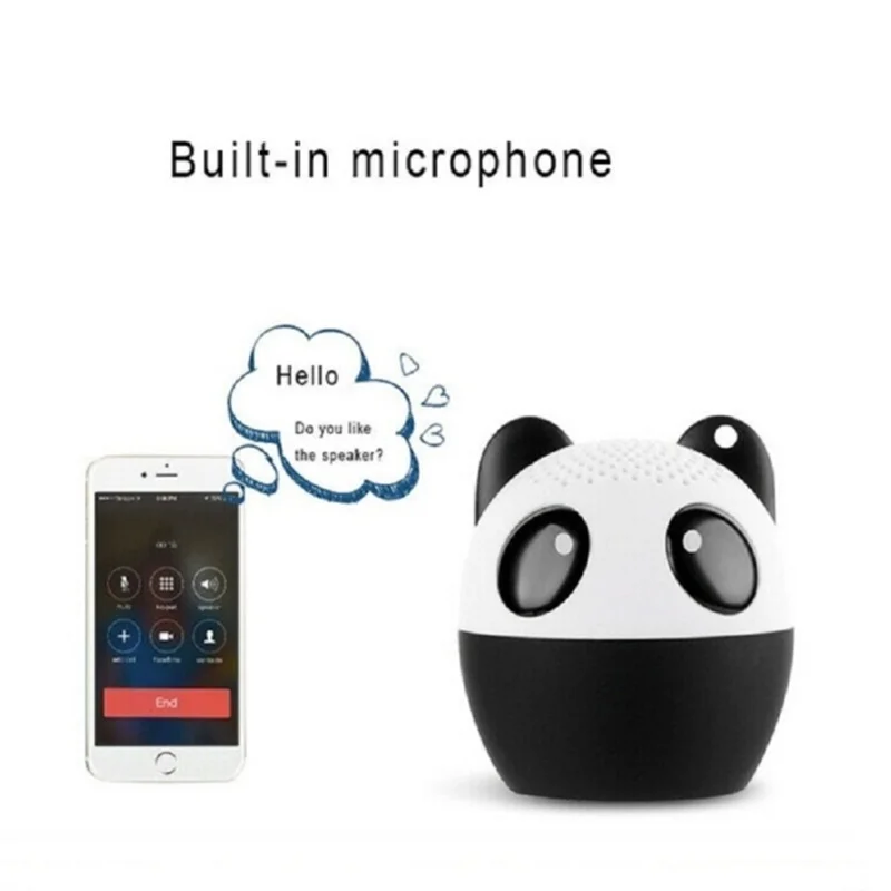 Симпатичные Мини-животные Bluetooth динамик: портативный мультфильм беспроводной музыкальный плеер стерео динамик s сабвуфер динамик s с микрофоном A1911-19