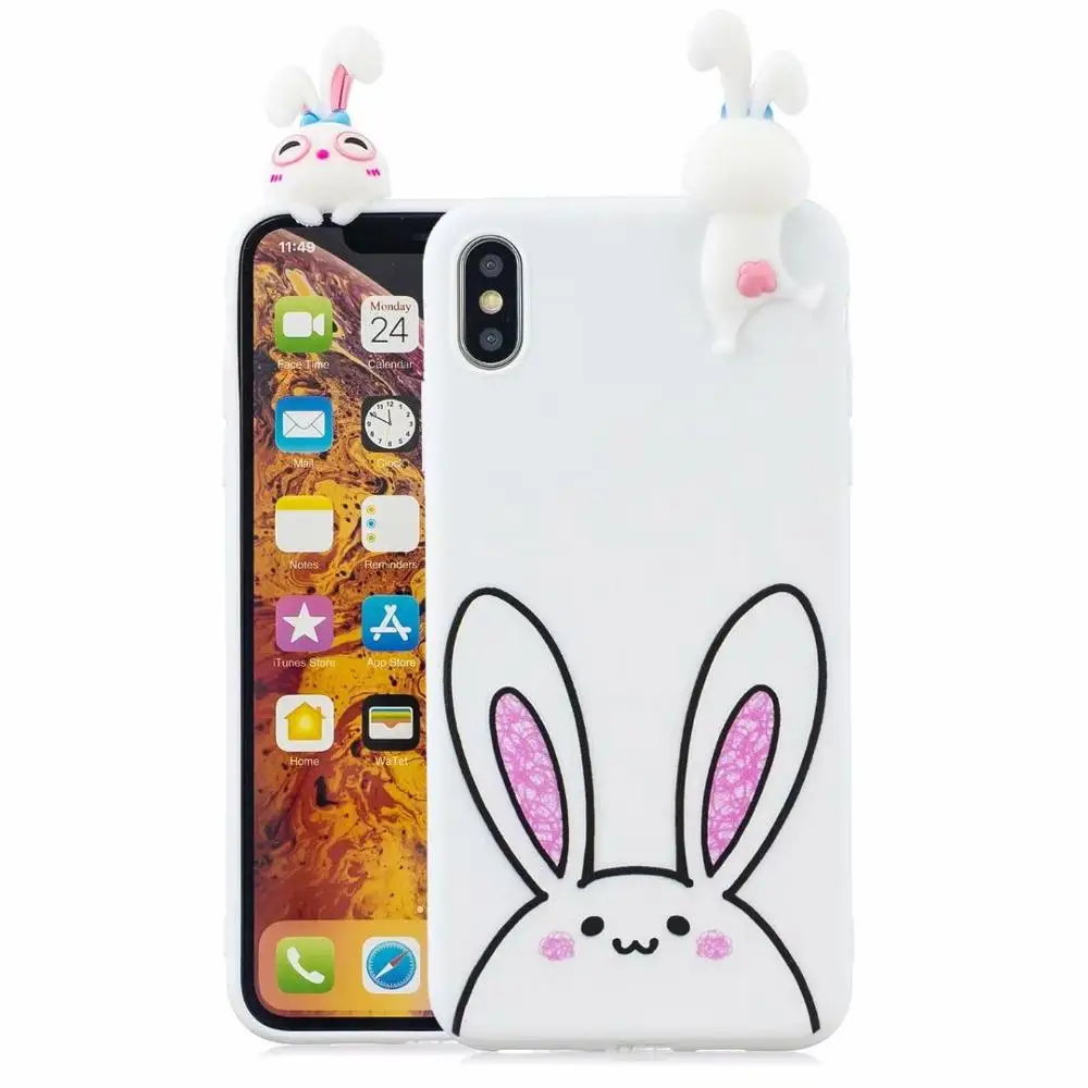 Для Xiaomi 8 F1 4A 4X 5X 6X 3D мультфильм силиконовый чехол на заднюю панель телефона Redmi 5