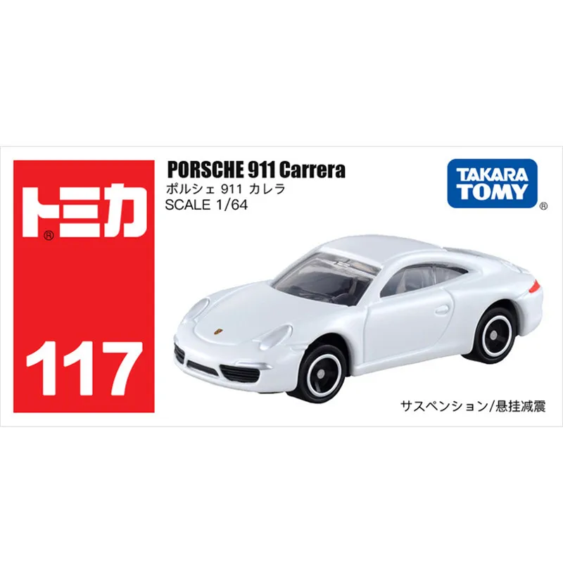 

Модель автомобиля Tomy Tomica из сплава для девочек, Игрушка № 117, модель спортивного автомобиля Porsche 911, коллекционные игрушки для детей 439271
