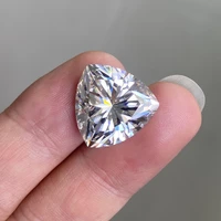 meisidian 9x9mm d vvs1 trillion cut loose moissanite 3 carat diamond stone for ring making