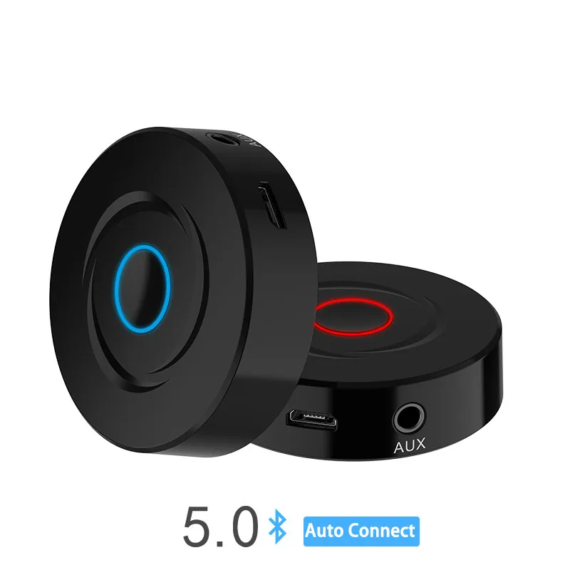 2 в 1 5 0 Bluetooth приемник передатчик 3 мм AUX стерео аудио круглый беспроводной адаптер