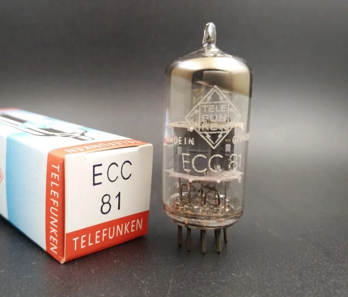 Telefunken ECC81/12AT7/ECC801S/CV455/E81CC трубка пара Три слюды