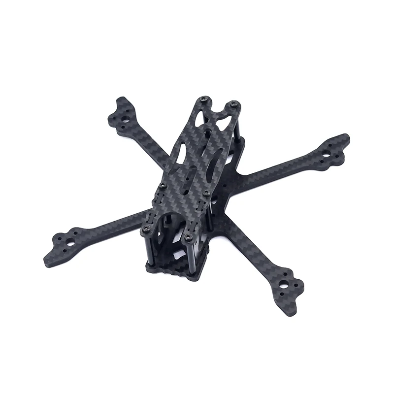

TCMMRC FPV Drone Frame Charm 140 140mm 3 Inch Wheelbase 3mm Arm 3K Carbon Fiber Frame Kit for RC Drone FPV Racing
