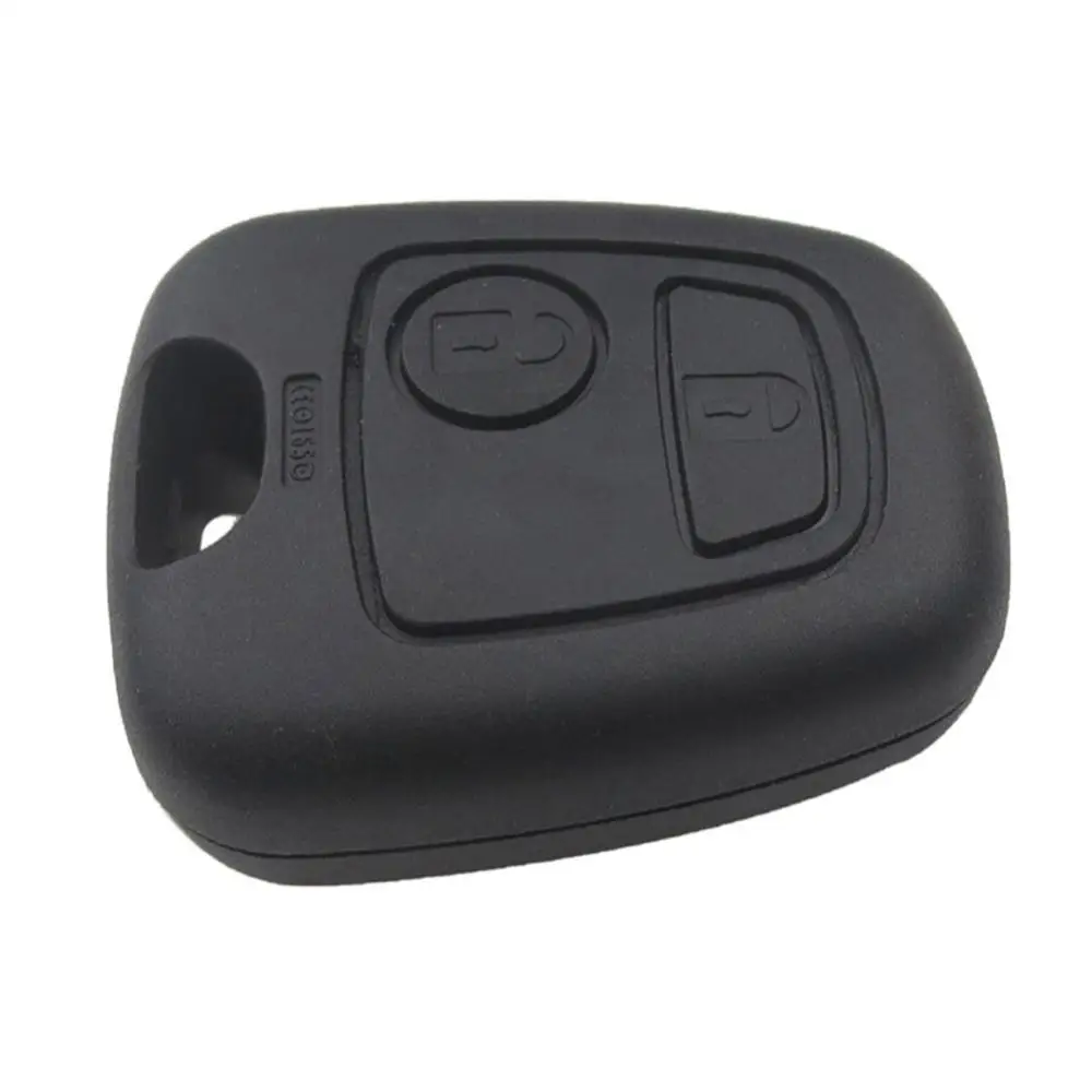 

60% горячая Распродажа 2 кнопки дистанционный ключ-брелок от машины чехол Обложка необработанное лезвие для Peugeot 206 307 407