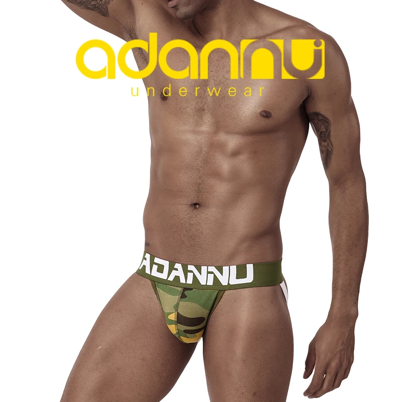 Мужские камуфляжные Трусы стринги сексуальные для геев мужские трусы джоки AD143| |