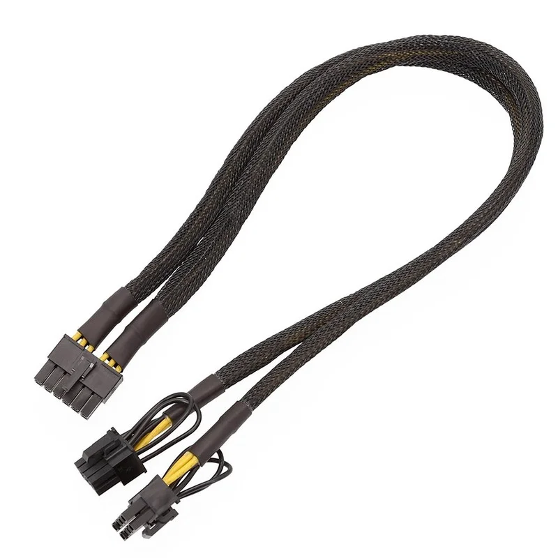 PSU графическая карта линия от 12pin до Dual 8Pin(6 + 2) модульный кабель питания PCI-E для