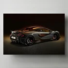 Плакаты с изображением спортивных автомобилей Mclaren 600lt, обои с принтом суперкара, Картина на холсте, Современная Настенная картина, украшение для дома