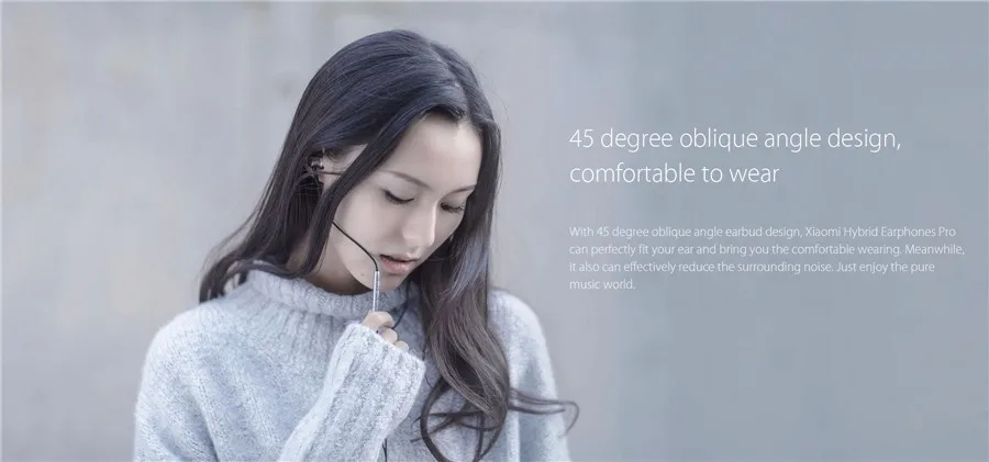 Xiaomi Hybrid-Pro Три драйвера HIFI Graphene наушники провода с микрофоном для iPhone/Android