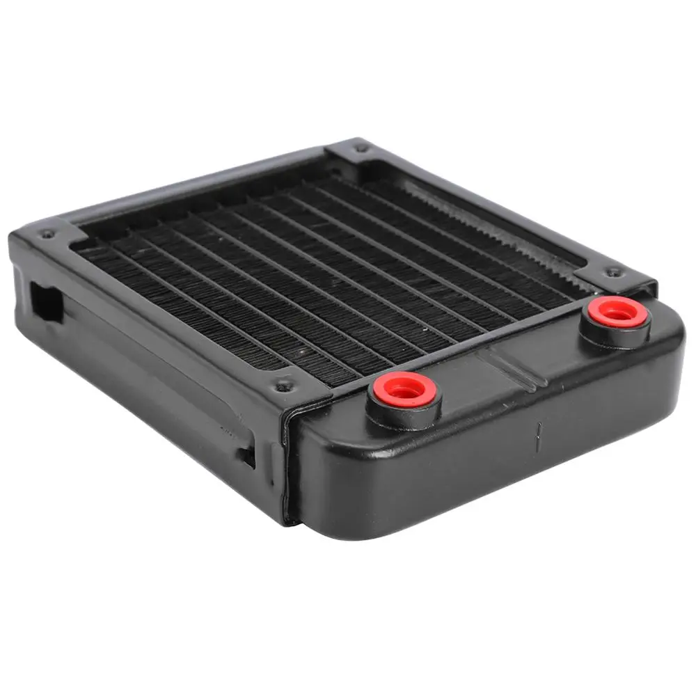 

Радиатор водяного охлаждения компьютера, 10 трубок, 120 мм, G1/4, внутренняя резьба, теплоотвод и обмен, Прямая поставка