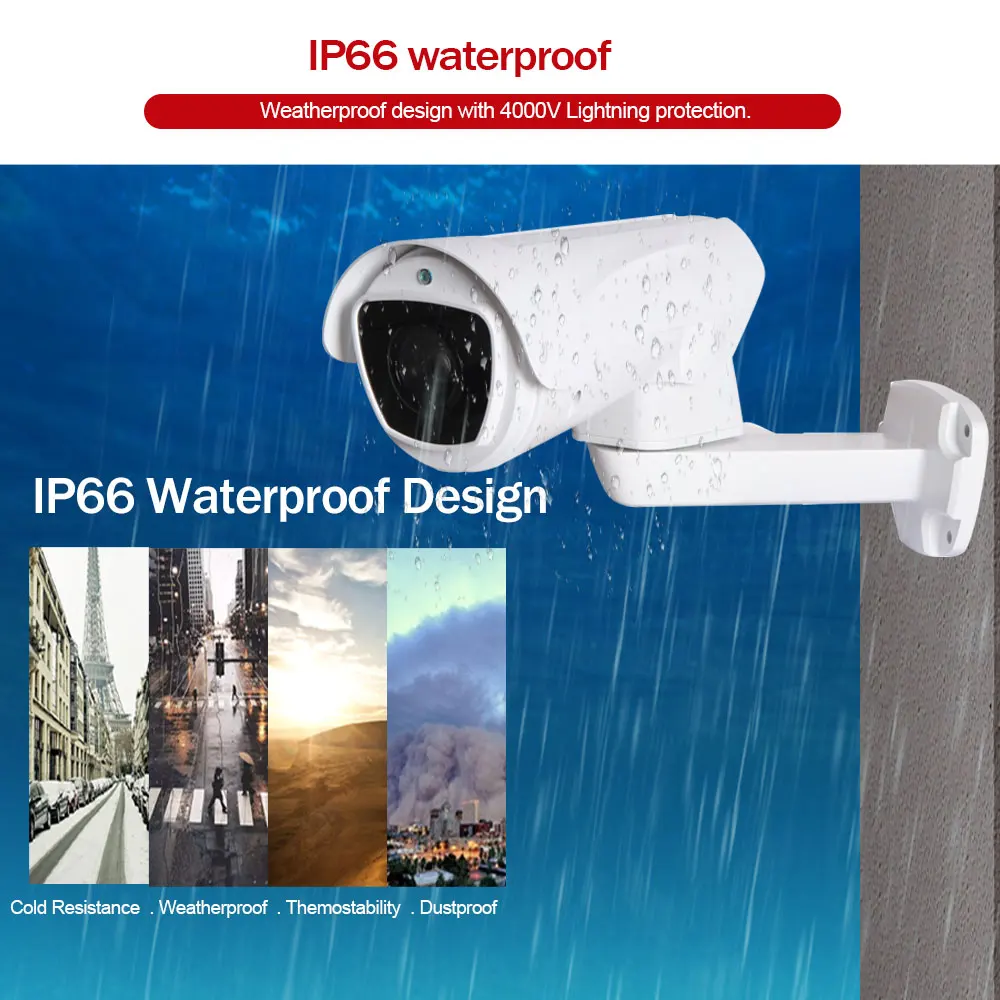 CCTV безопасности HD 1080P пуля PTZ IP камера 5MP панорамирование наклон зум 10X наблюдения