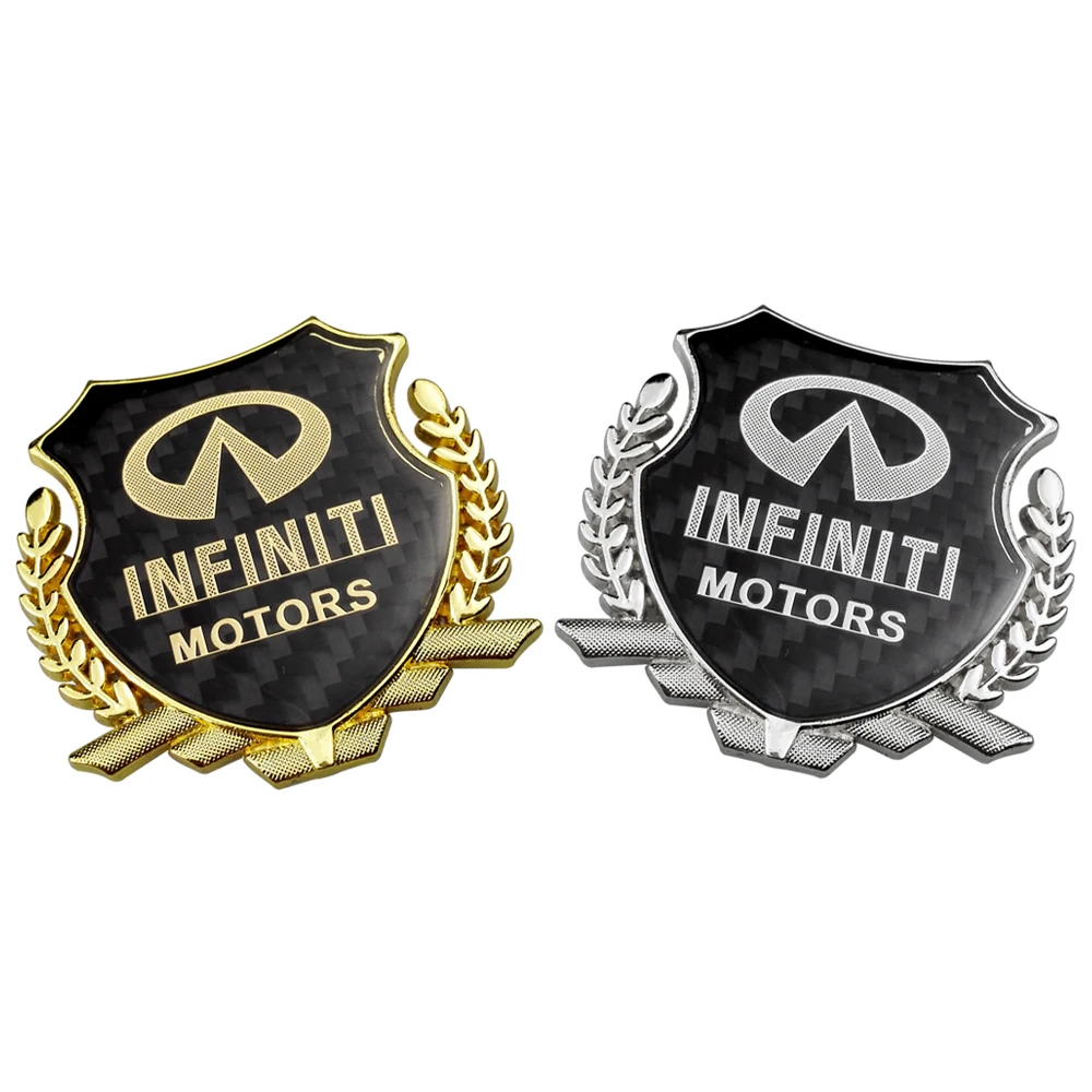 Эмблема из углеродного волокна для автомобильного стайлинга эмблема Infiniti FX35 Q50 Q45