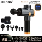 Пистолет для массажа мышц Phoenix A2, высокочастотный Электрический массажер для тела, прозрачный портативный мешок с молочной кислотой после упражнений