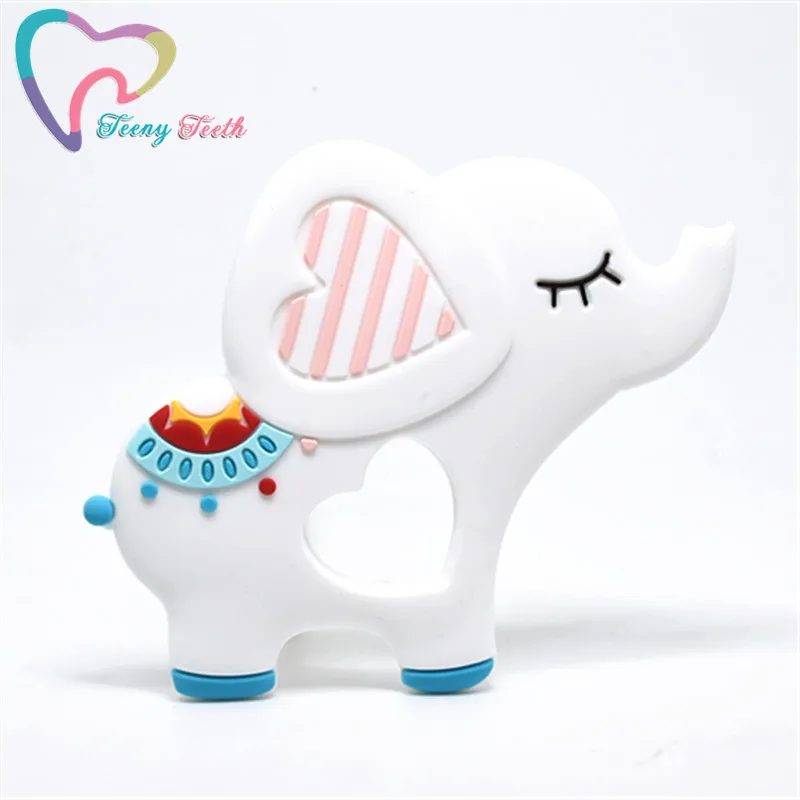 5 шт. Силиконовые Прорезыватели для зубов в виде слона | Украшения и аксессуары