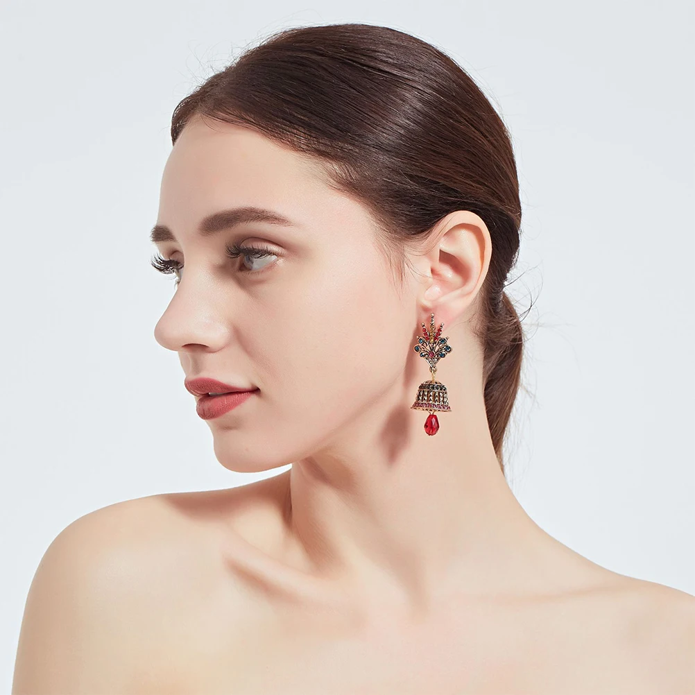 Сплав Серьги Очаровательные нежные декоративные настольные лампы творческие