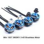 Мини 1507 3800KV 3-4S бесщеточный двигатель CW  CCW для Микро Мини FPV RC гоночный Дрон DIY Квадрокоптер