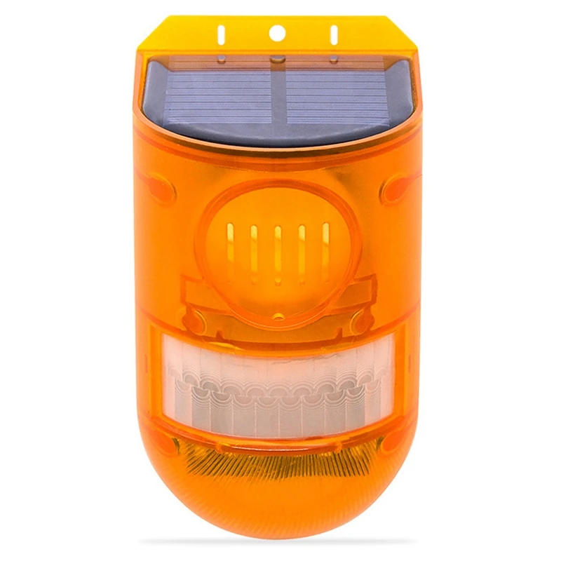 

2Pcs Solar Alarm Light Wireless PIR Motion Sensor Garden Security Lamp Outdoor Waterproof Yard Garden Lamps