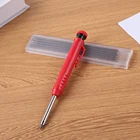 2 шт. Встроенная точилка, плотничный карандаш с 24 стержнями, деревообрабатывающая ручка, набор строительных инструментов для рисования и маркировки