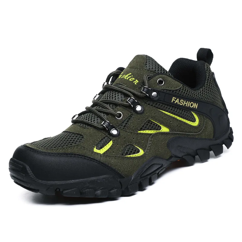 Men's Outdoor Sports Hiking Shoes Breathable Non-Slip Wear-Resistant Travel Sneakers Fashion Trend Walking | Спорт и развлечения