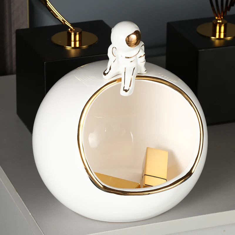 Керамический ящик для хранения астронавта эстетическое украшение дома комнаты