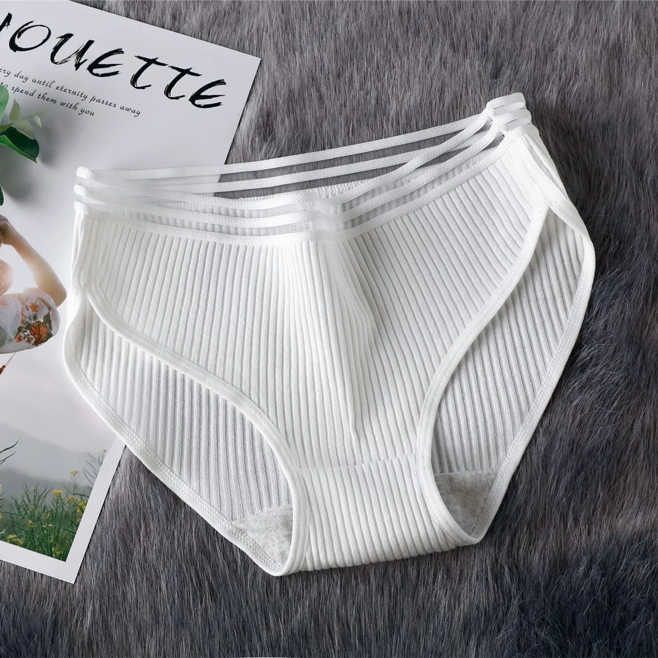 Новинка 2021 стильные ажурные трусики для подростков хлопковое дышащее нижнее