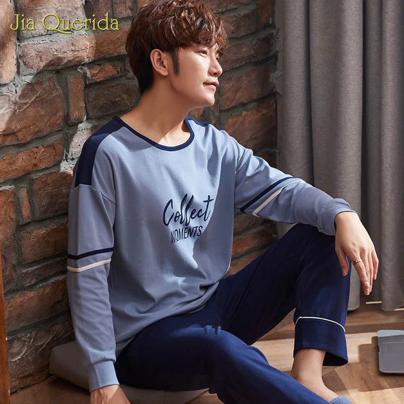 Модный стиль домашняя одежда мужские пижамы для мужчин сна большие размеры