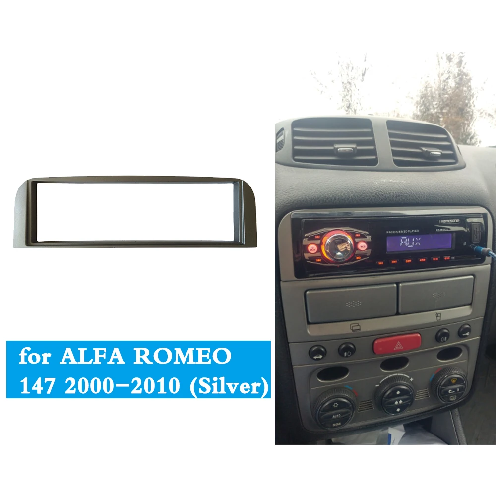 Один Din облицовка для радиоприемника ALFA ROMEO 147 стерео CD DVD панель монтажная отделка