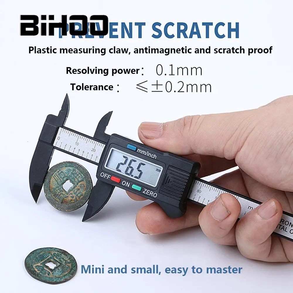 

4 Inch 100mm LCD Digital Vernier Caliper Micrometer Measure Tools Gauge Rulers