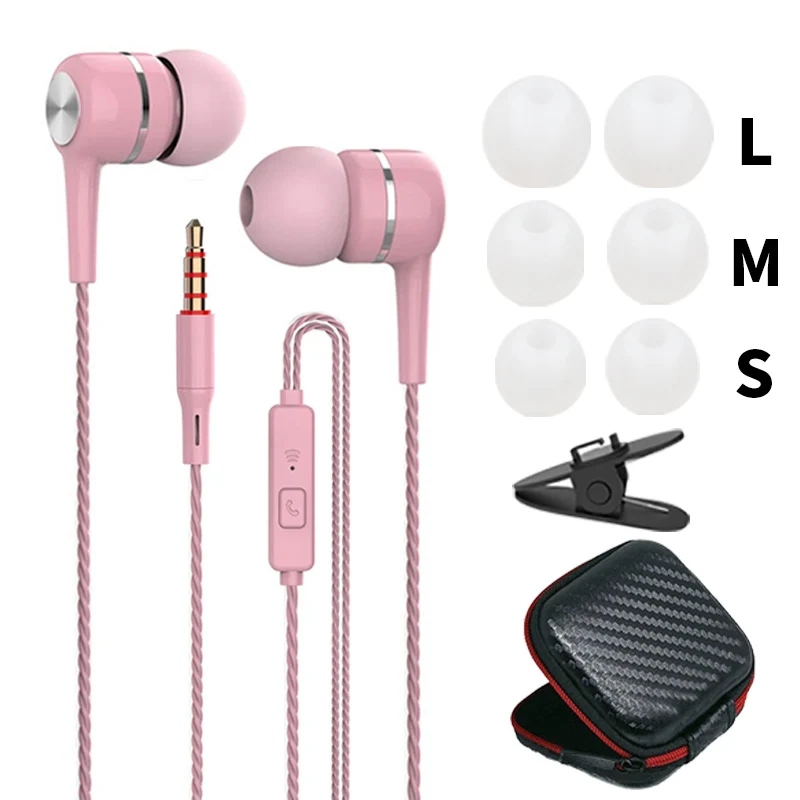 Pink 2 Gift VPB S12 спортивные наушники,, проводные, супер бас, 3,5 мм, трещины, красочные, гарнитура, вкладыши с микрофоном, свободные руки для samsung - Цвет: Pink 2 Gift