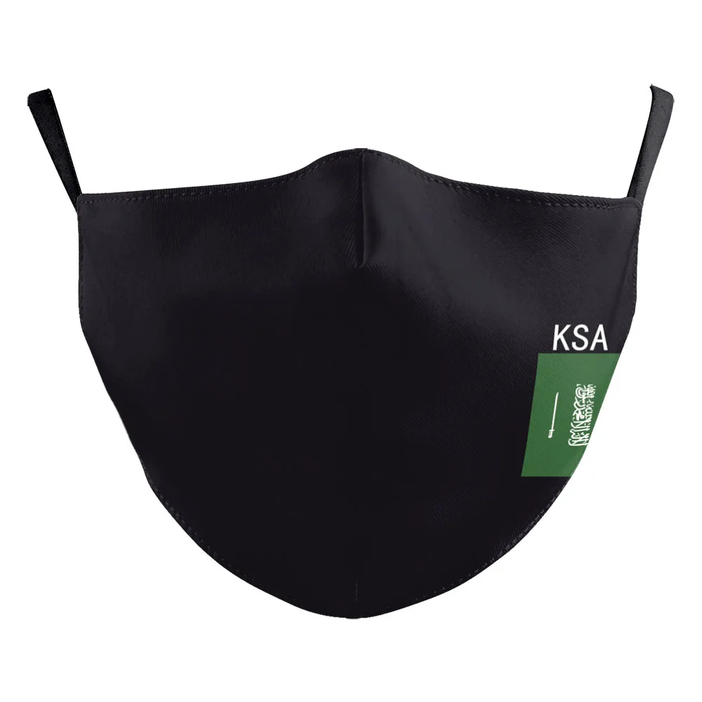 Маска с надписью Россия Испания флаг Великобритании Пылезащитная моющаяся |