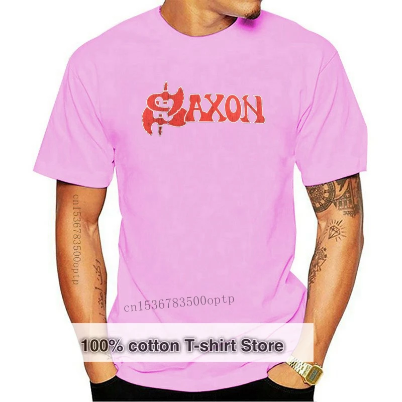 

Официальная футболка Saxon Live to Rock, классический логотип Backprint, британский тяжелый металл