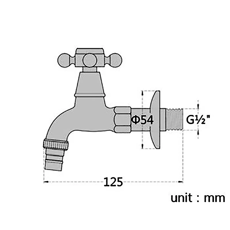 Античный смеситель для стиральной машины настенный кран из бронзы и латуни