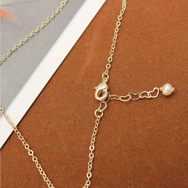 

WT-JN111 New Elegant lady necklace freshwater pearl necklace with tourmaline charms necklace natural pearl necklace wholesale