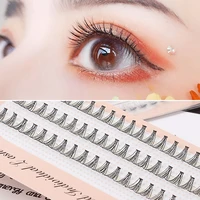 skonhed 60 clusters false eyelashes flare individual knot free eye lashes extension c curl 10d20d30d
