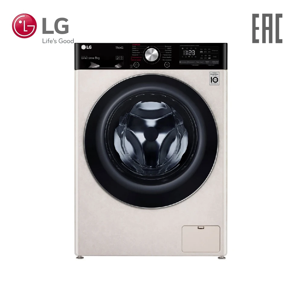 Washing machine LG AI DD F4V5VS9B automatic for home Major appliance | Бытовая техника