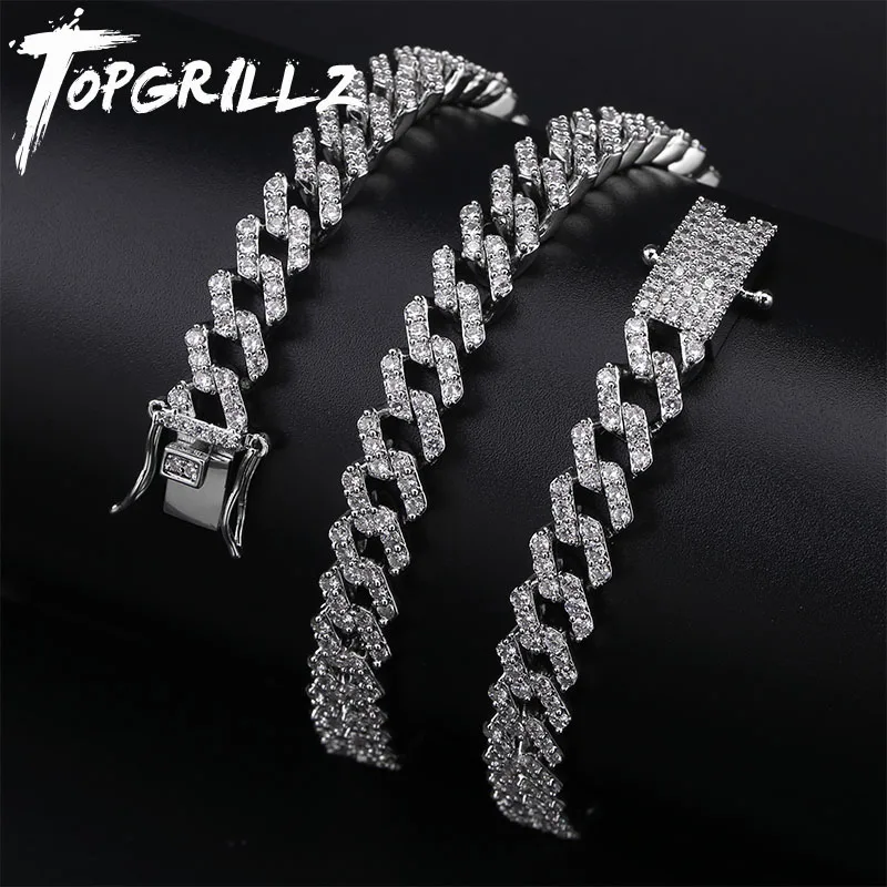 Кубинская цепочка TOPGRILLZ Майами Ювелирное Украшение с кубинским плетением в виде