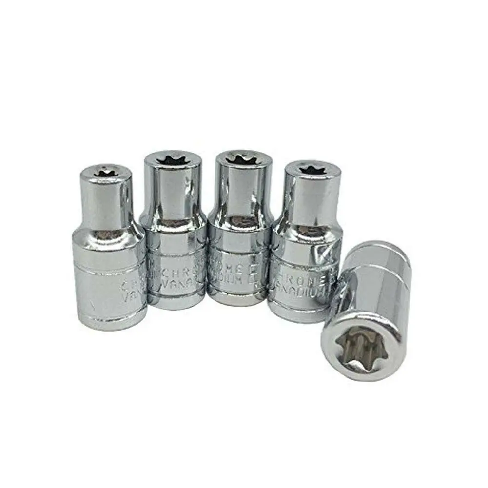 

Automotive Clip Sockets Female Interior Replacement Set Star 1/4 3/8 E4-E20