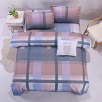 lightweight cotton duvet cover set queen size with invisible zipper closure ties smooth soft bed set home textile