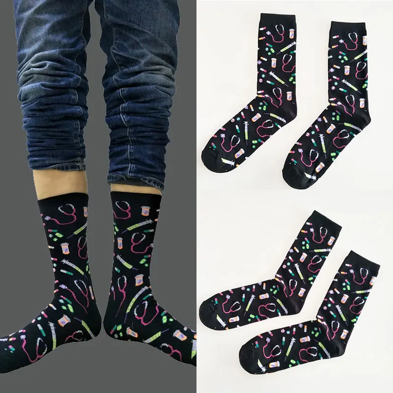 Носки компрессионные женские и мужские хлопковые Удобные Компрессионные