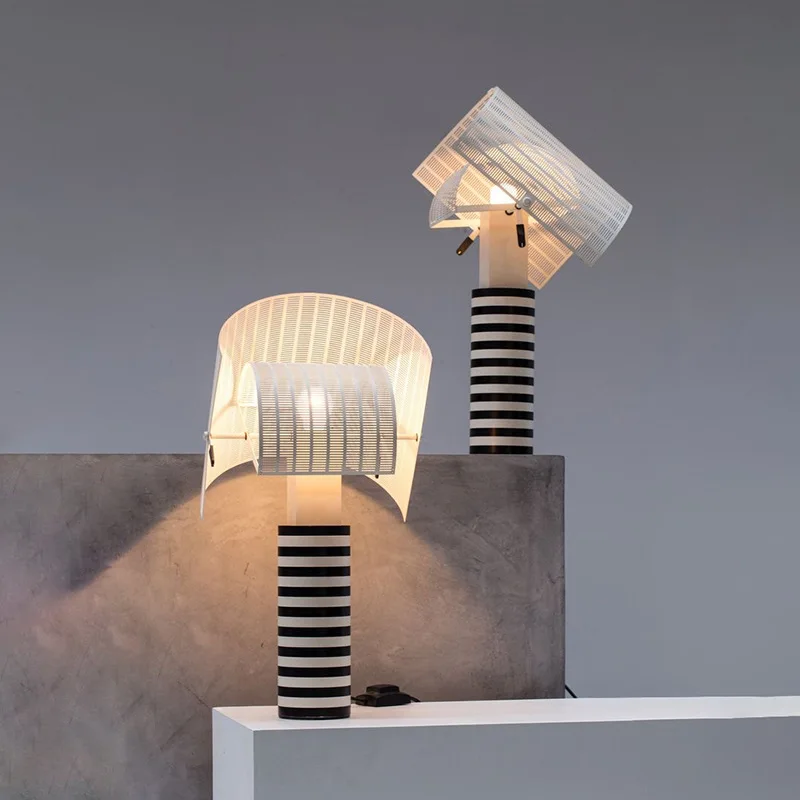 

Shogun Table Lamp Italian Designer minimalist table lamp Creative Stripes Rotatable Lights Home Reading table decoration lamp