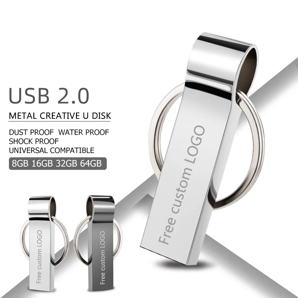 

Super Mini Usb Flash Drive 32Gb Pendrive 4Gb 2.0 High Speed Pen Drive 128Gb 64Gb 16Gb 8Gb Flash Metal Keychain Free Custom Logo