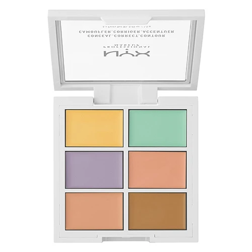 Набор консилеров для лица NYX PROFESSIONAL MAKEUP COLOR CORRECTING CONCEALER тон 04 6 оттенков - купить по