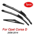 Набор щёток стеклоочистителя MIDOON для Opel Corsa D 2006-2014, 26 + 16 + 12 дюймов