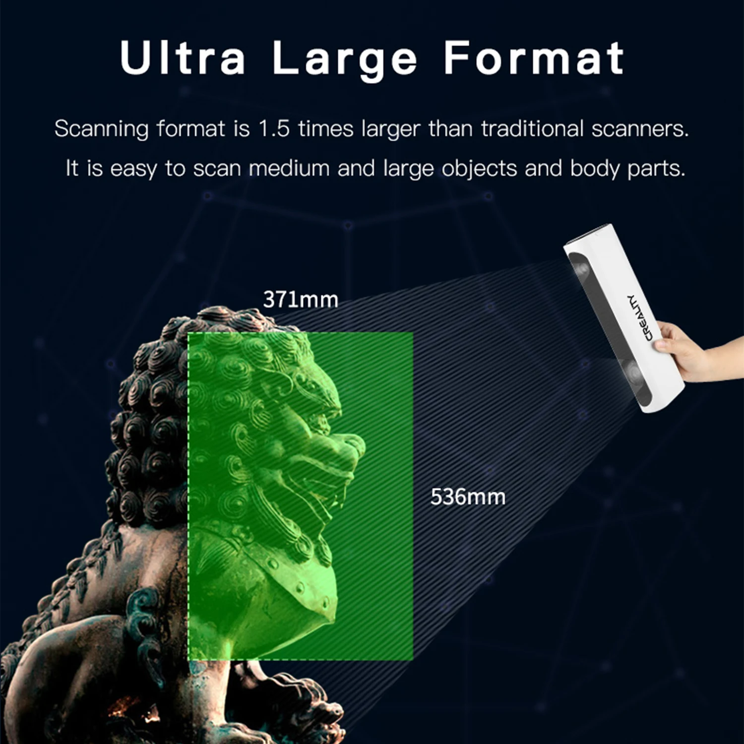 Портативный 3d-сканер Creality CR-SCAN01 высокоточный сканер для моделирования 3D печати |