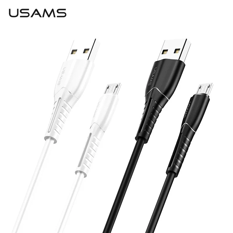 USAMS Micro usb кабель 0 25 м 1 Кабель microusb для Xiaomi Huawei Android micro мобильного телефона шнур