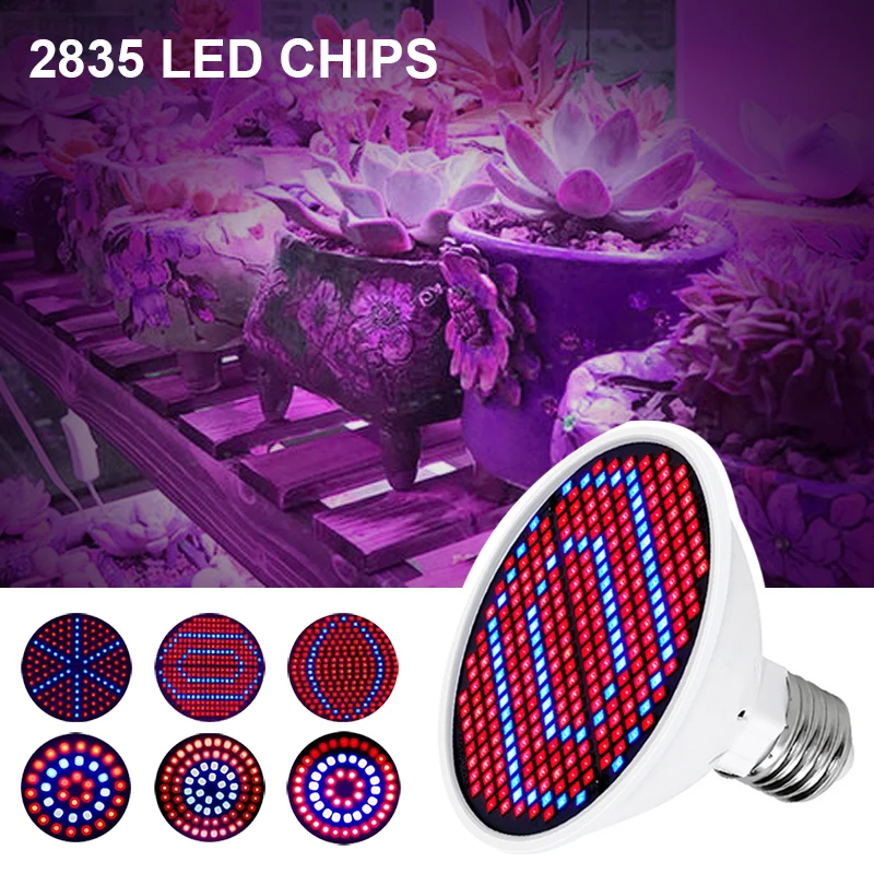 

LED Grow Light Grow Tent Lights Bulb Grow Lamp Indoor Lighting E27 Full Spectrum Phytolamp For Plant Lamp Hydroponic Greenhouse