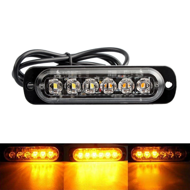 

Светодиодный стробоскосветильник, противотуманная фара с 6 светодиодный, универсальный ультратонкий светильник для лодки, автомобильные а...