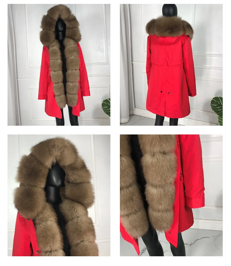 Женская парка с мехом песца на зиму с капюшоном объёмной меховой оторочкой из песца подкладка кролька парка женская с натуральным мехом